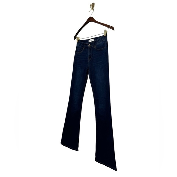 ENJEAN High Rise Classic & Distressed Bootcut Jeans Dark 26 - Picture 7 of 12